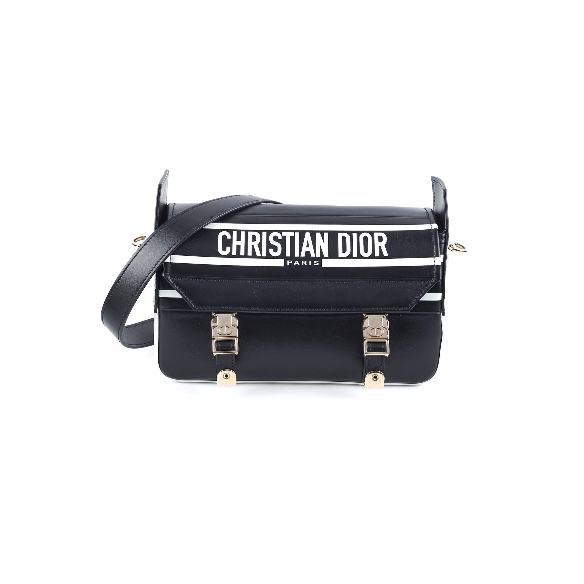 Dior Christian Camp Bag And Black White Travel Bag