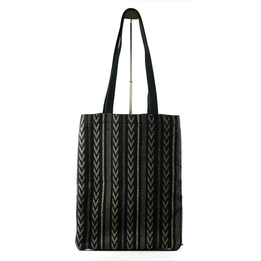 YSL Saint Laurent Anitbe Flat Tote Black Medium Shoes