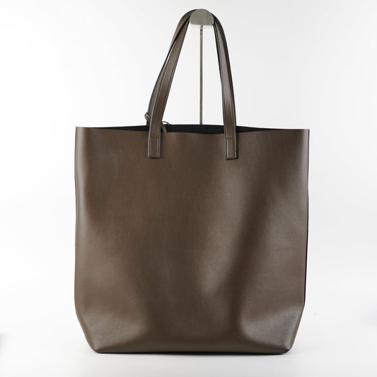 YSL Saint Laurent Olive Grey Tote Green Gray Tote Bag