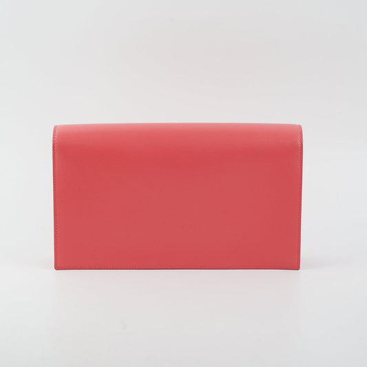 YSL Saint Laurent Kate Clutch Pink Medium Clutch Bag