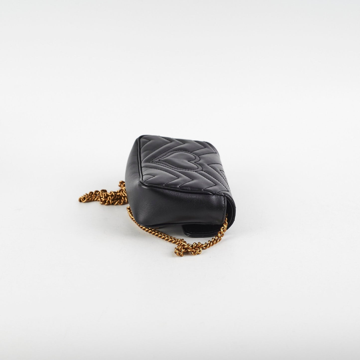 Gucci Super Marmont Crossbody Bag Black Mini Marmont Black