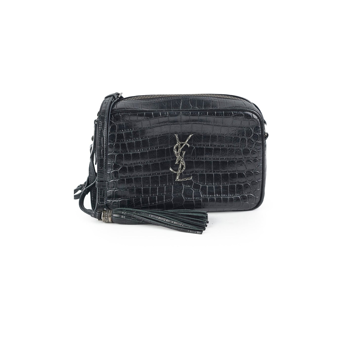 YSL Saint Laurent Lou Camera Bag Black Crossbody Bag 10