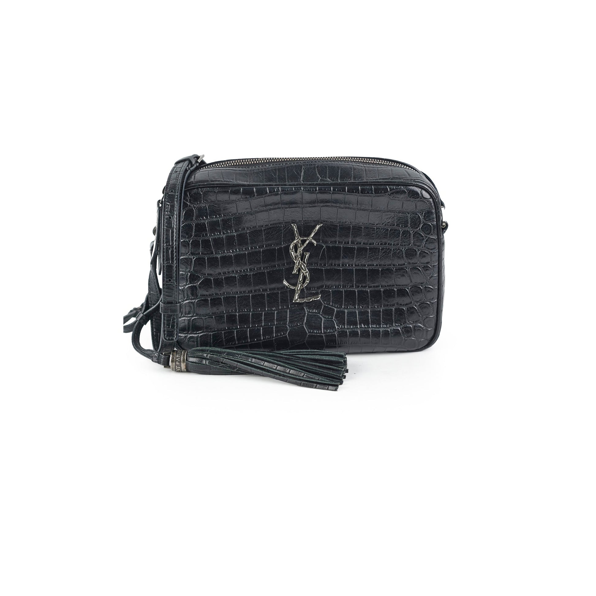 YSL Saint Laurent Lou Camera Bag Black Crossbody Bag 10