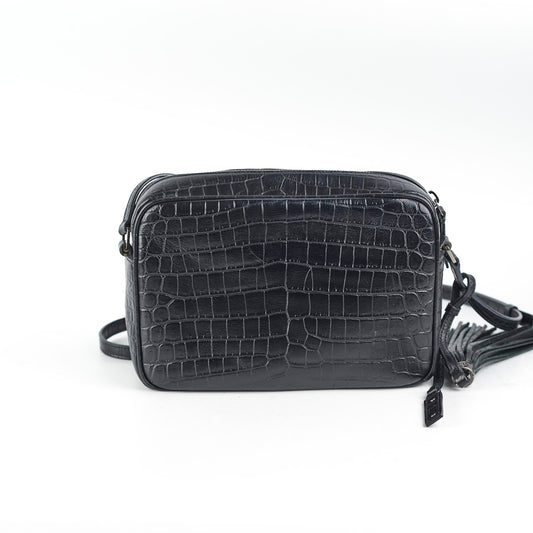 YSL Saint Laurent Lou Camera Bag Black Crossbody Bag 10