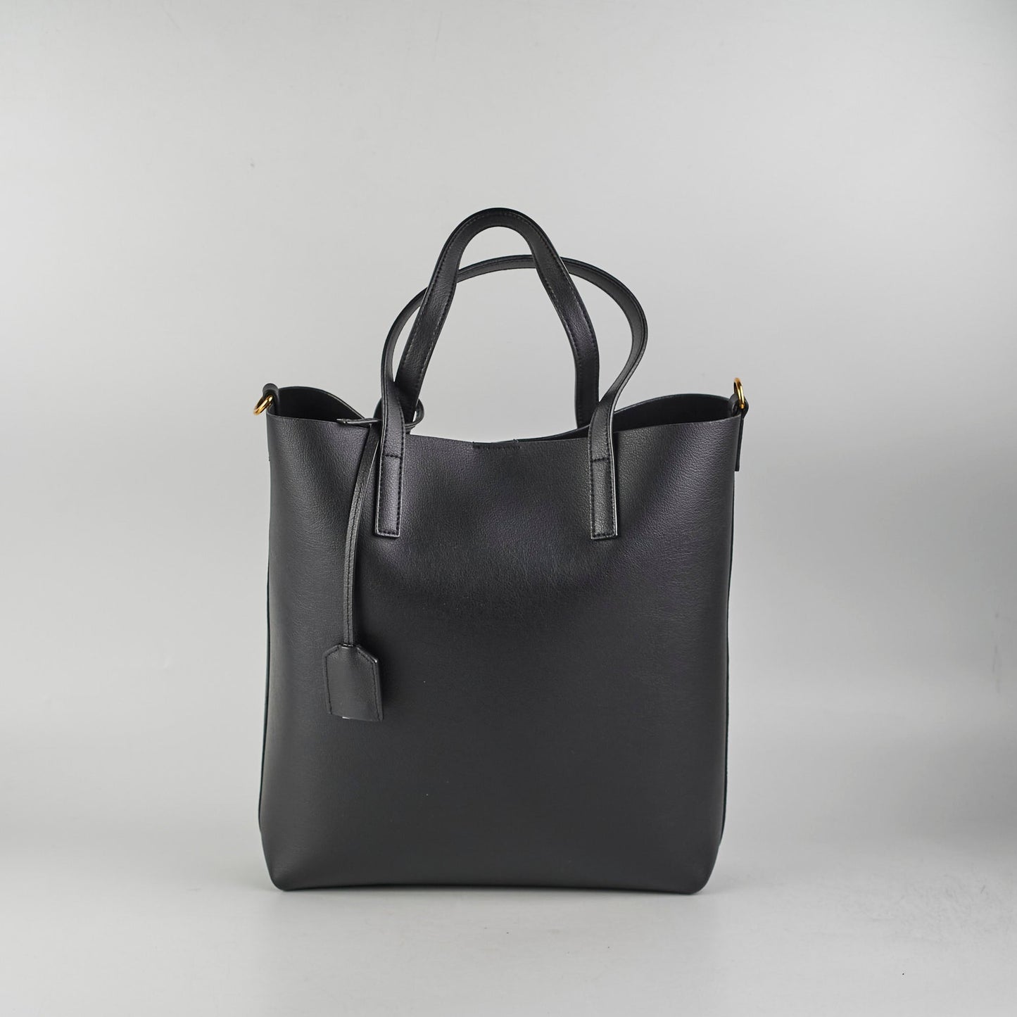 YSL Saint Laurent Shopping Tote Black Toy Shoulder Bag