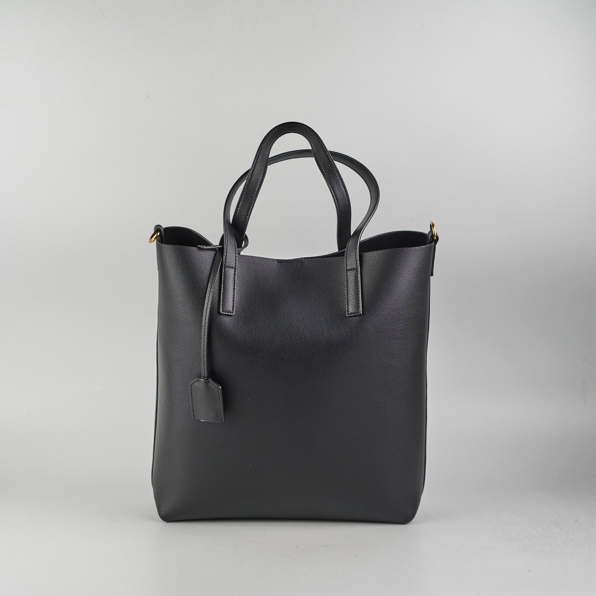 YSL Saint Laurent Shopping Tote Black Toy Shoulder Bag