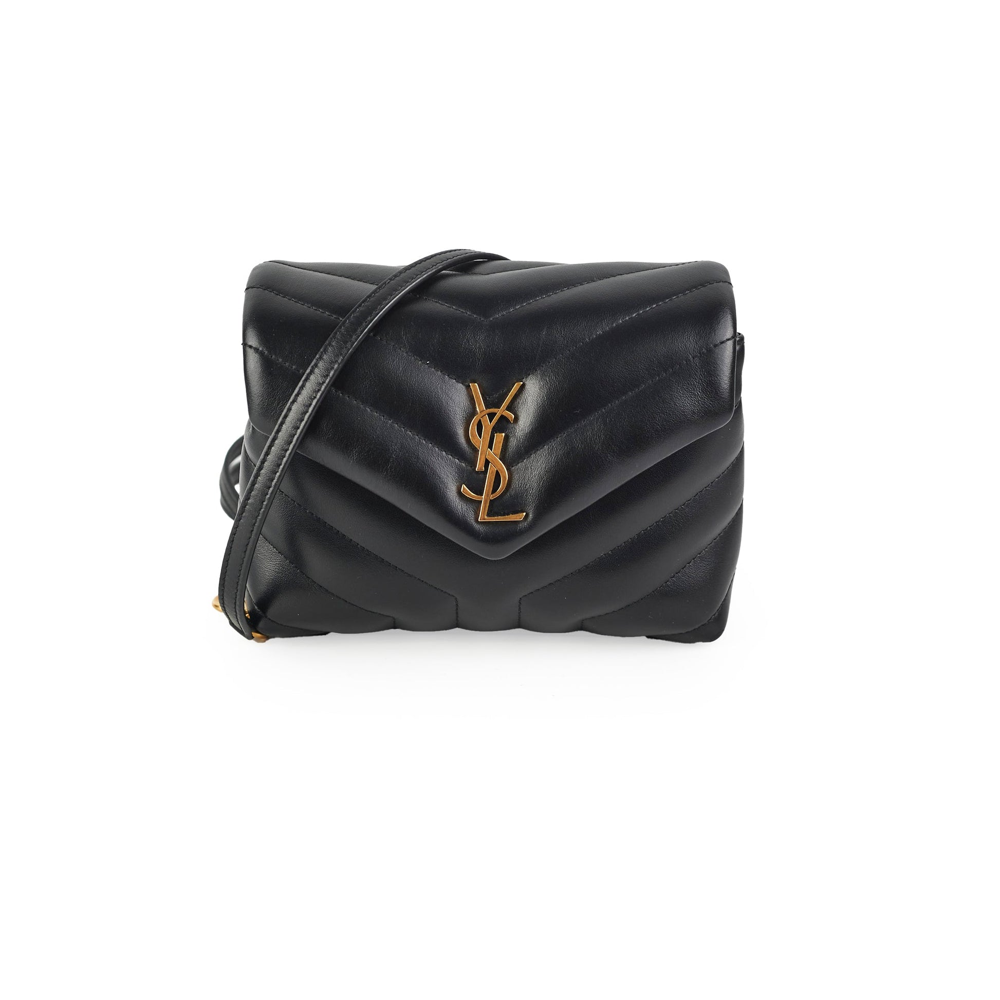 YSL Saint Laurent Lou Lou Crossbody Bag Black Toy 4