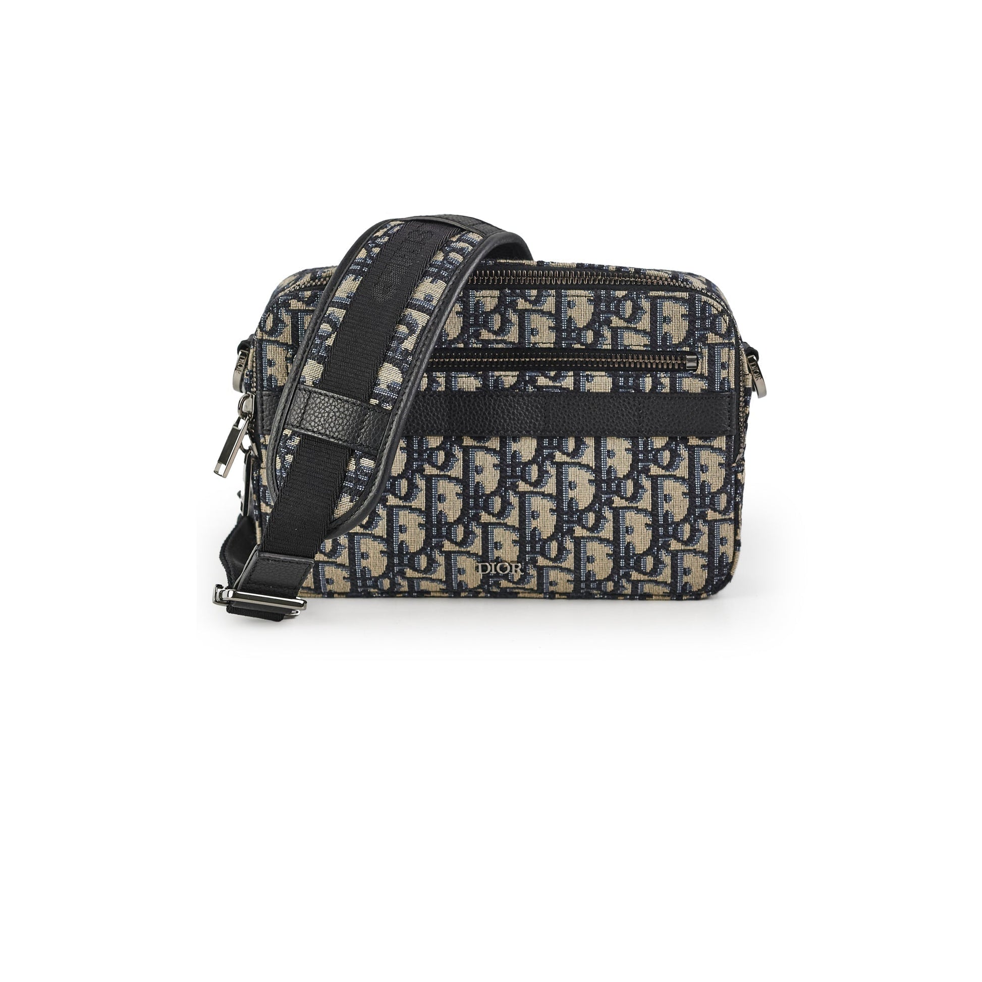 Dior Safari Oblique Messenger Bag Navy Crossbody Bag