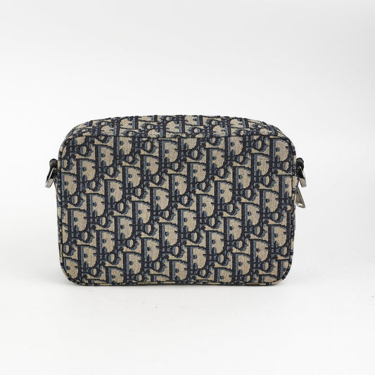 Dior Safari Oblique Messenger Bag Navy Crossbody Bag
