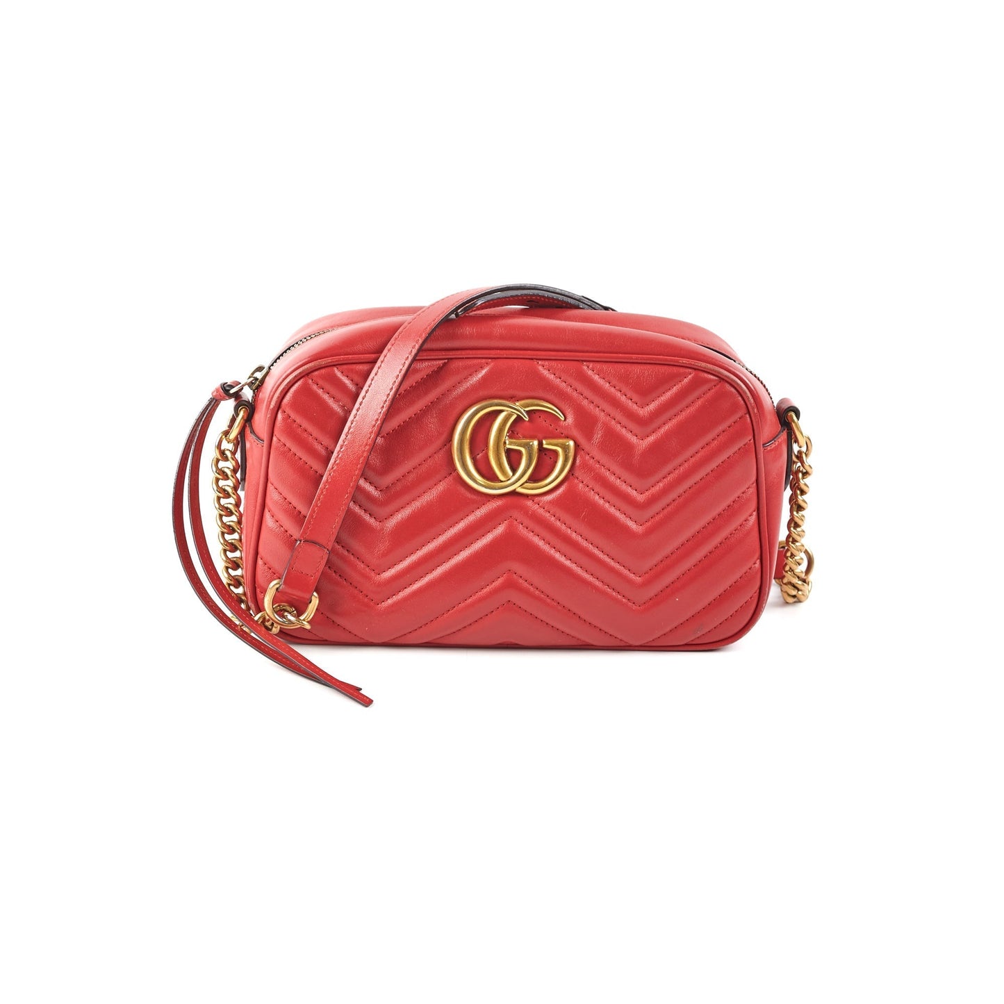 Gucci Camera Crossbody Bag Red Small