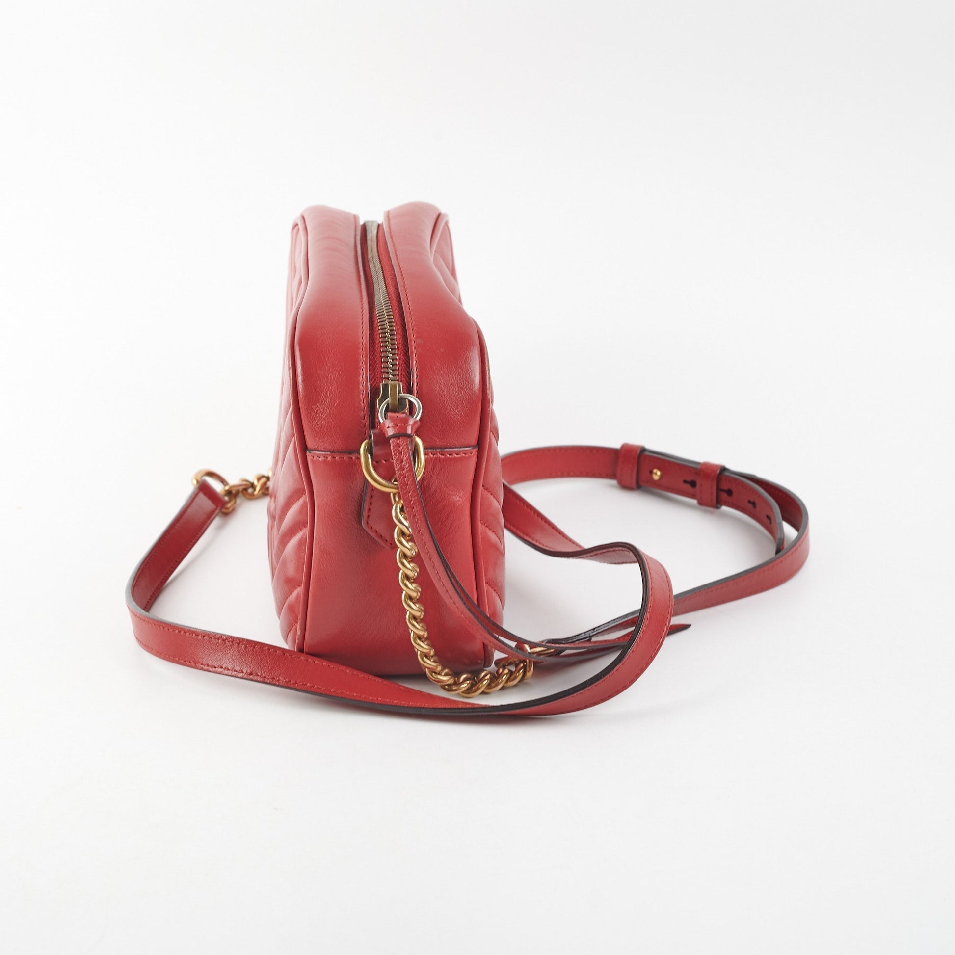 Gucci Camera Crossbody Bag Red Small