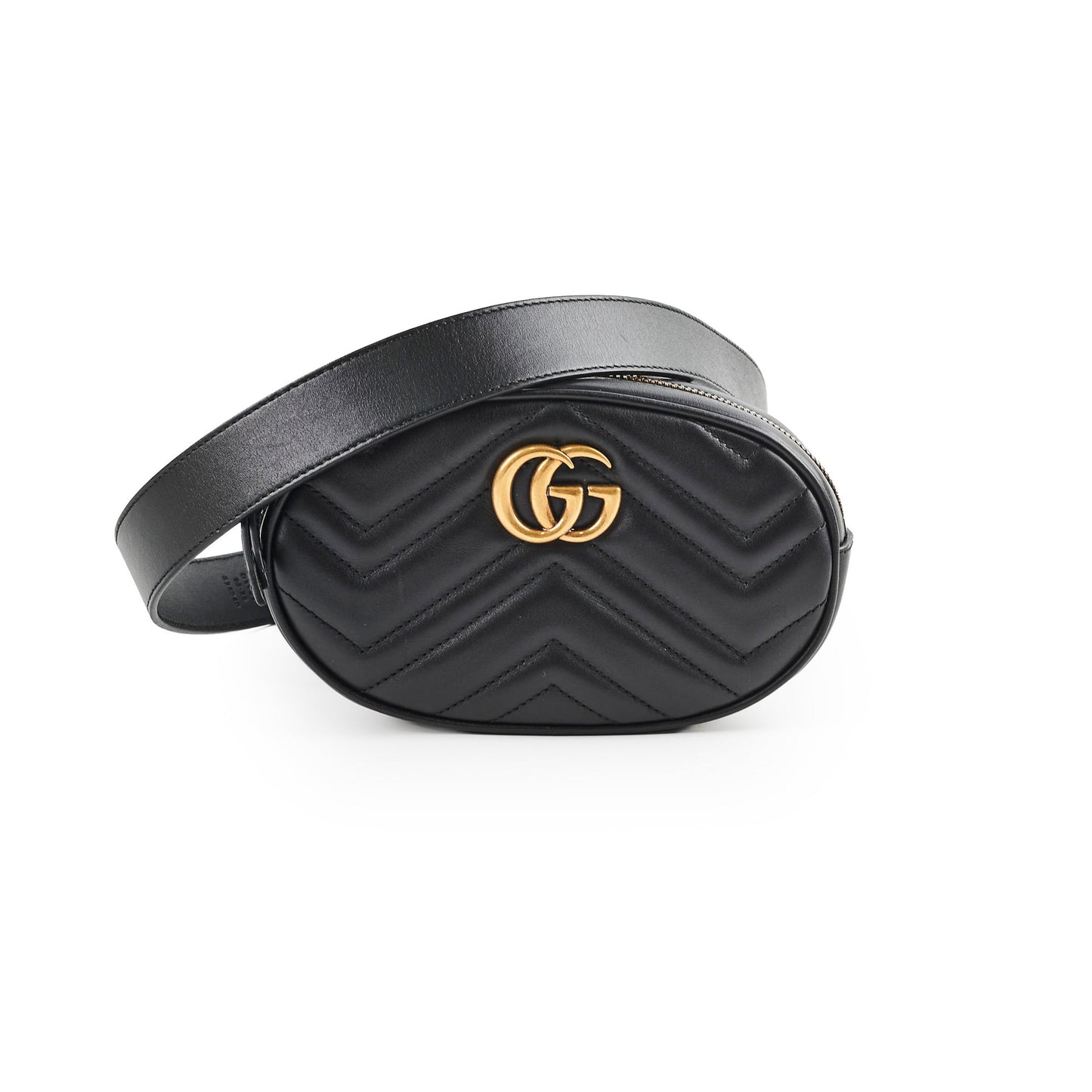 Gucci Matelass Marmont Belt Bag Black Mini Accessory