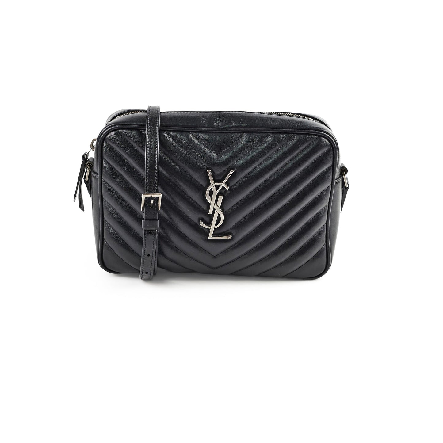 YSL Saint Laurent Lou Camera Bag Black Crossbody Bag 4