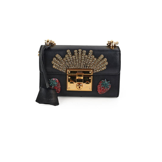 Gucci Padlock Limited Edition Crossbody Bag Black Small