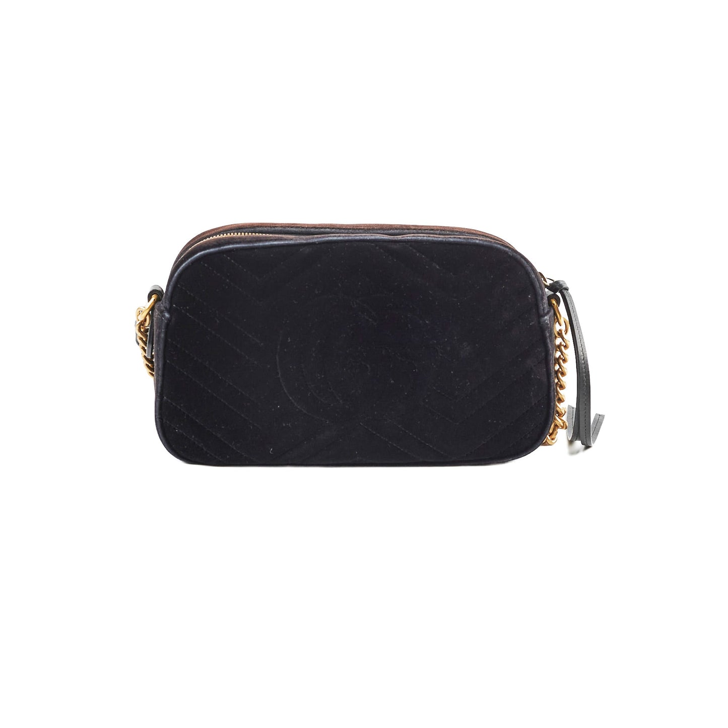 Gucci Marmont Velvet Bag Black Small Crossbody Bag