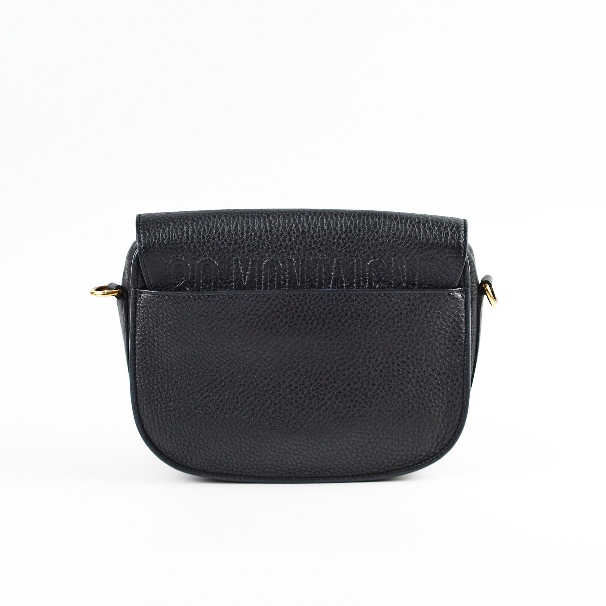 Dior Christian Bobby Calfskin Crossbody Bag Black Medium