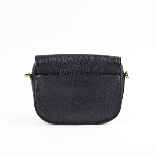 Dior Christian Bobby Calfskin Crossbody Bag Black Medium