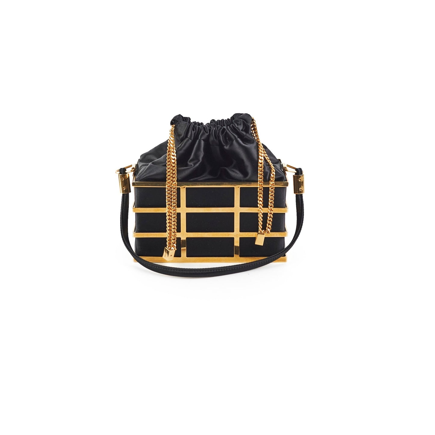 YSL Saint Laurent Cage Minaudiere Bag Clutch Bag