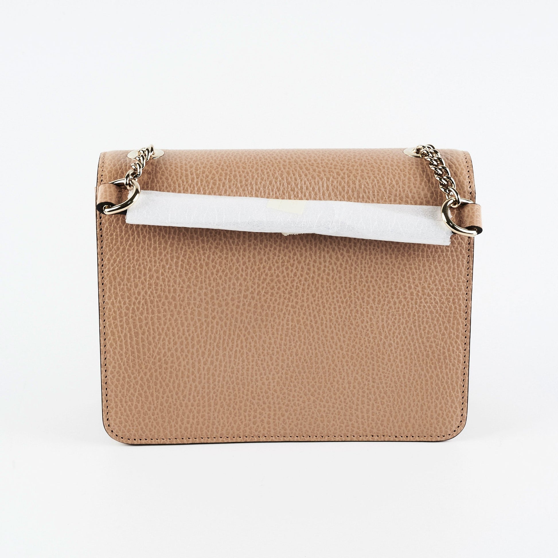 Gucci Interlocking Crossbody Bag Beige