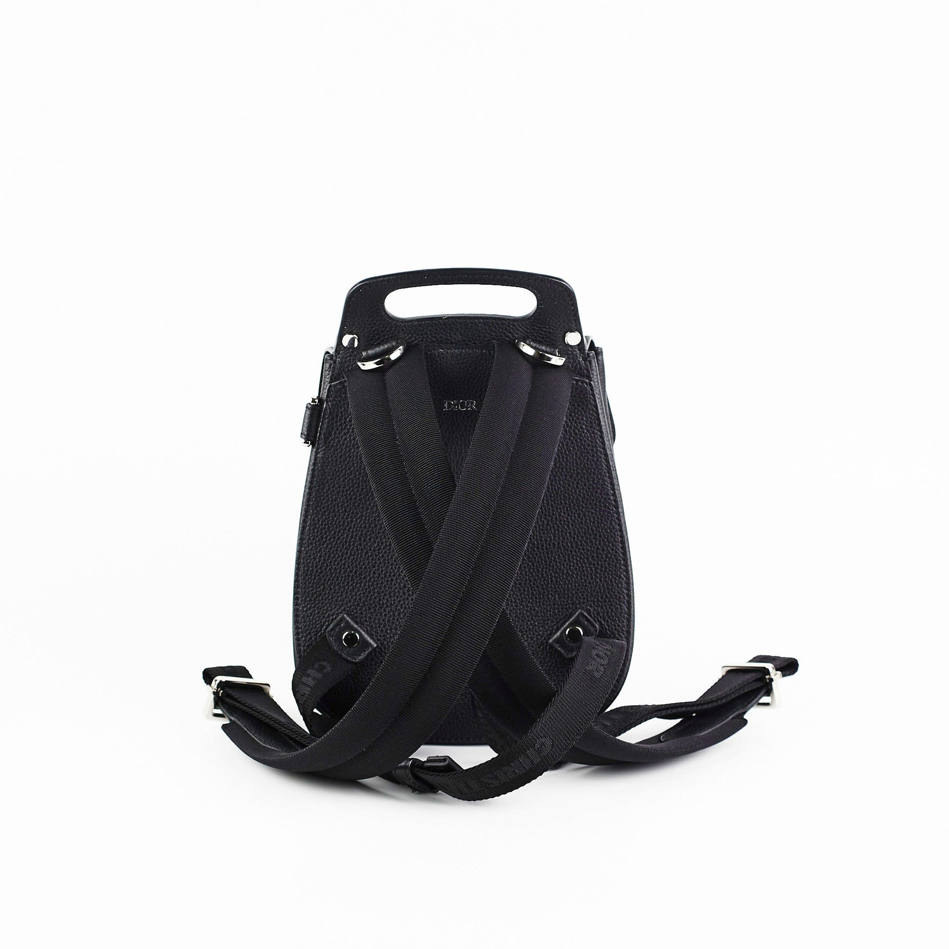 Dior Christian Men Gallop Sling Bag Black Mini Crossbody Bag
