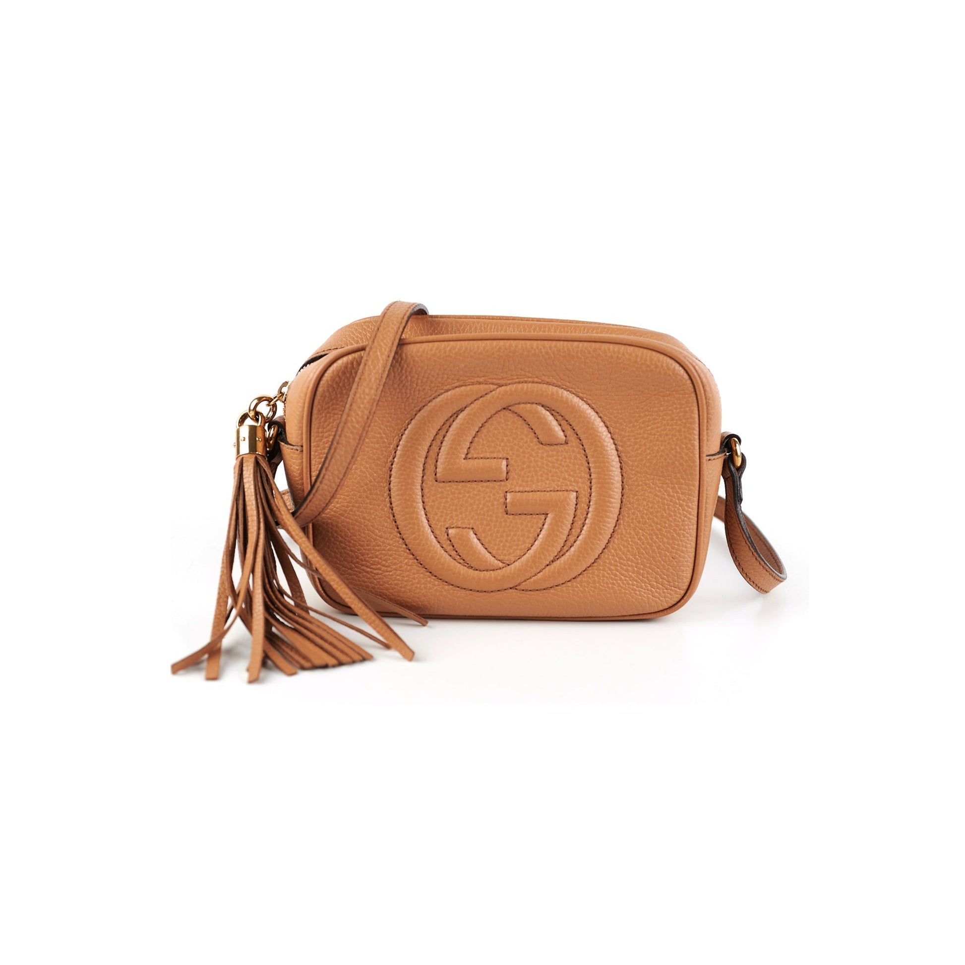 Gucci Item Soho Disco Dark Crossbody Bag Beige