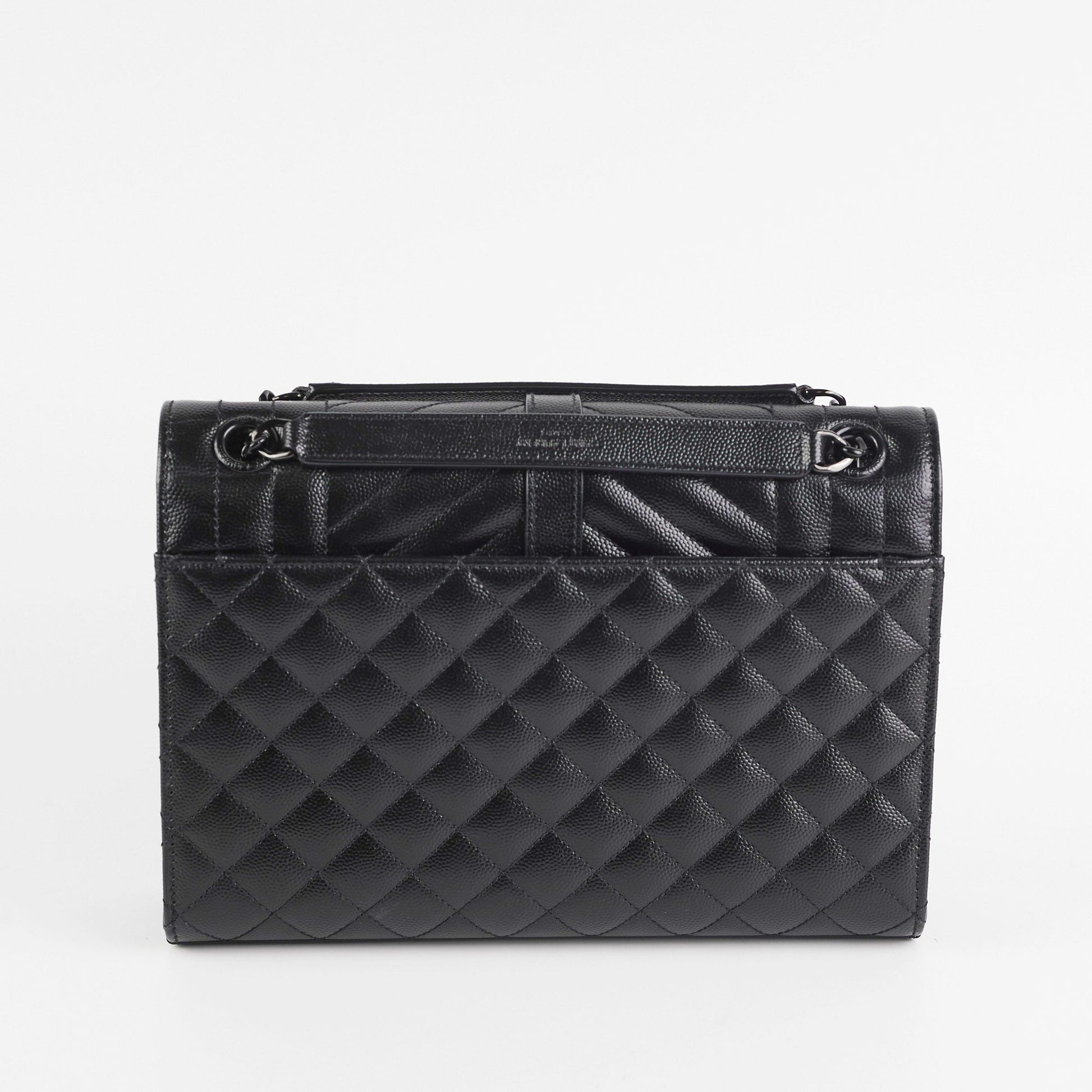 YSL Saint Laurent Envelope Bag Black Medium Shoulder Bag