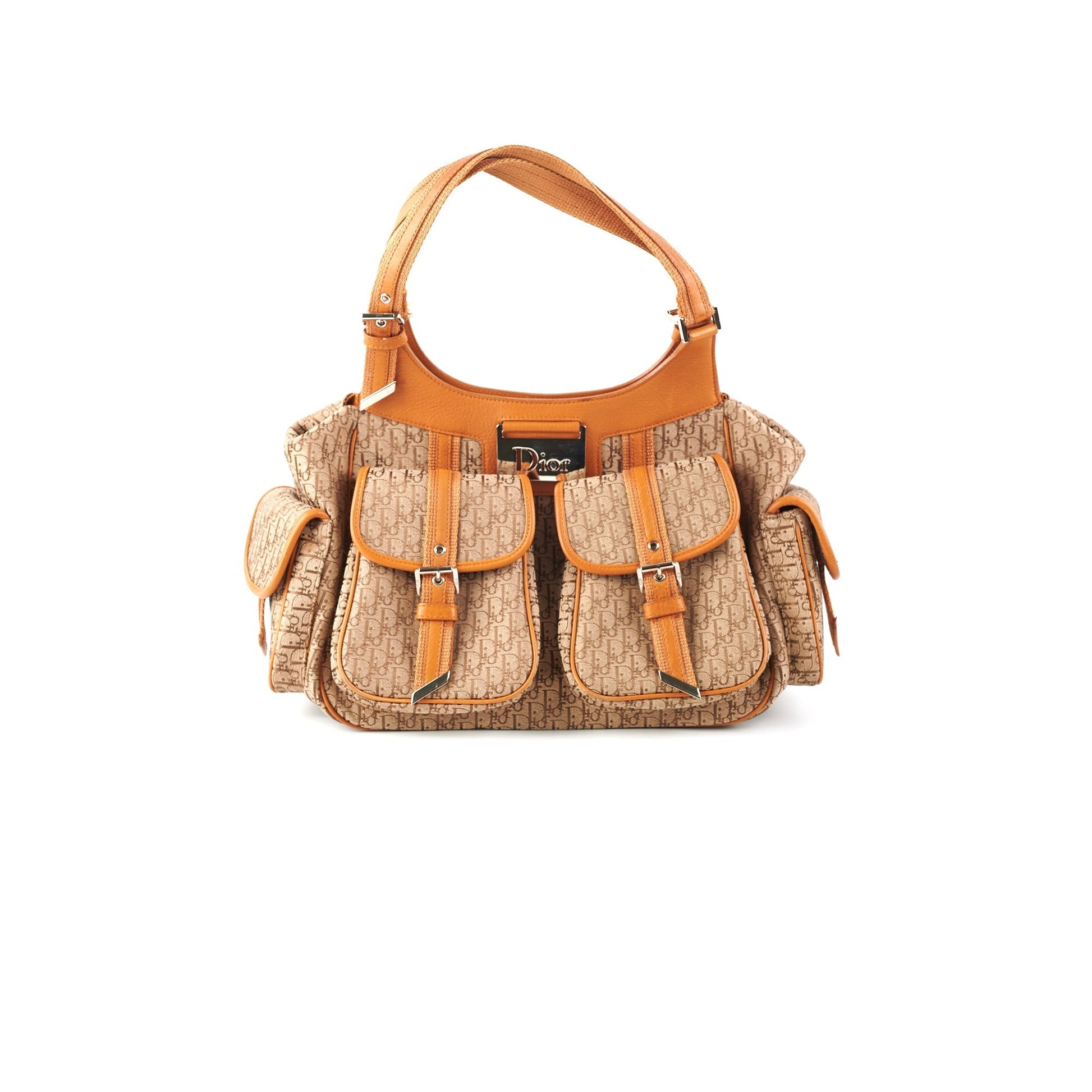 Dior issimo Cargo Hobo Bag Brown Shoulder Bag