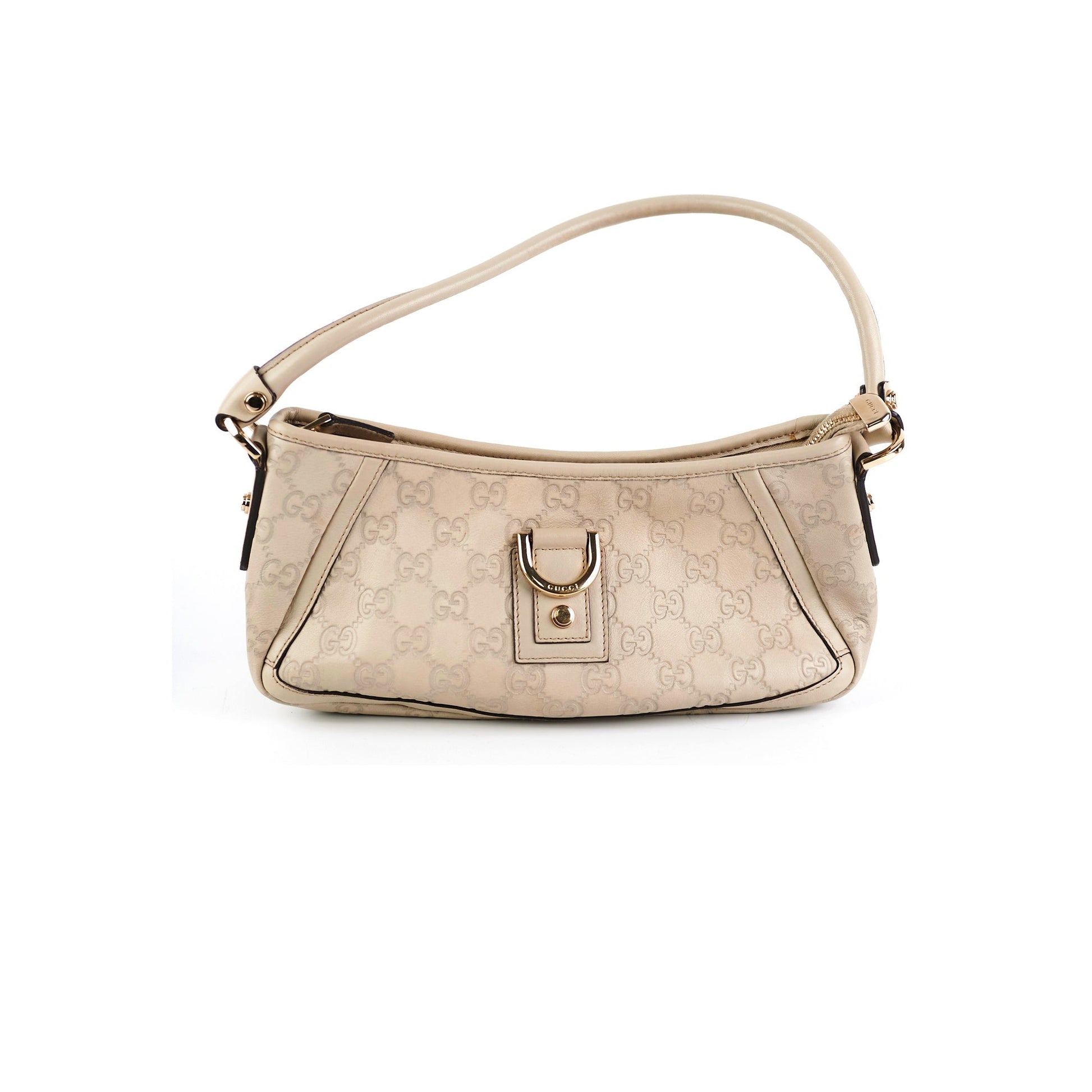 Gucci Ivory ssima Ring Shoulder Bag Jewelry