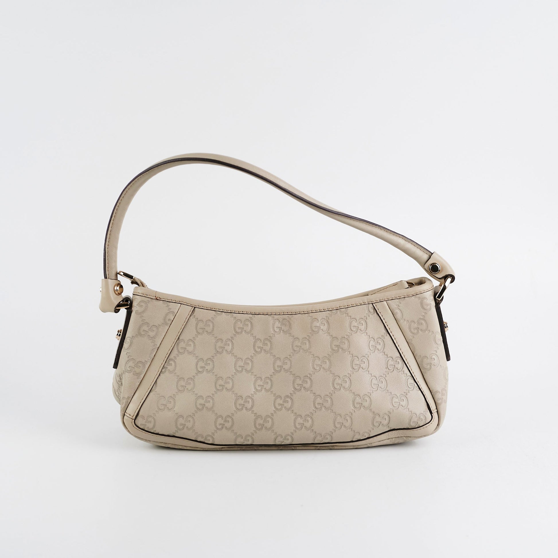 Gucci Ivory ssima Ring Shoulder Bag Jewelry