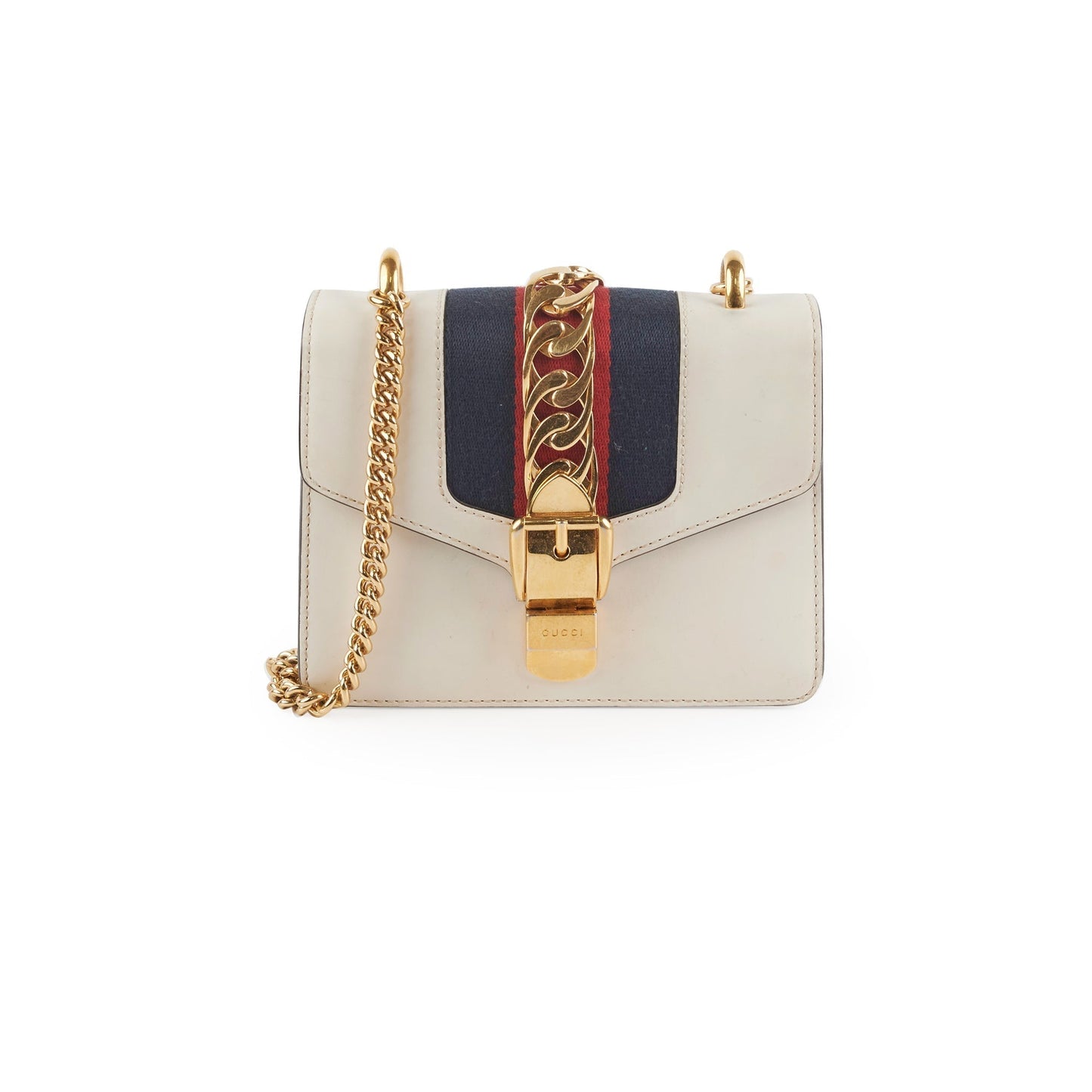 Gucci Sylvie Bag Cream Mini Crossbody Bag Bag Cream