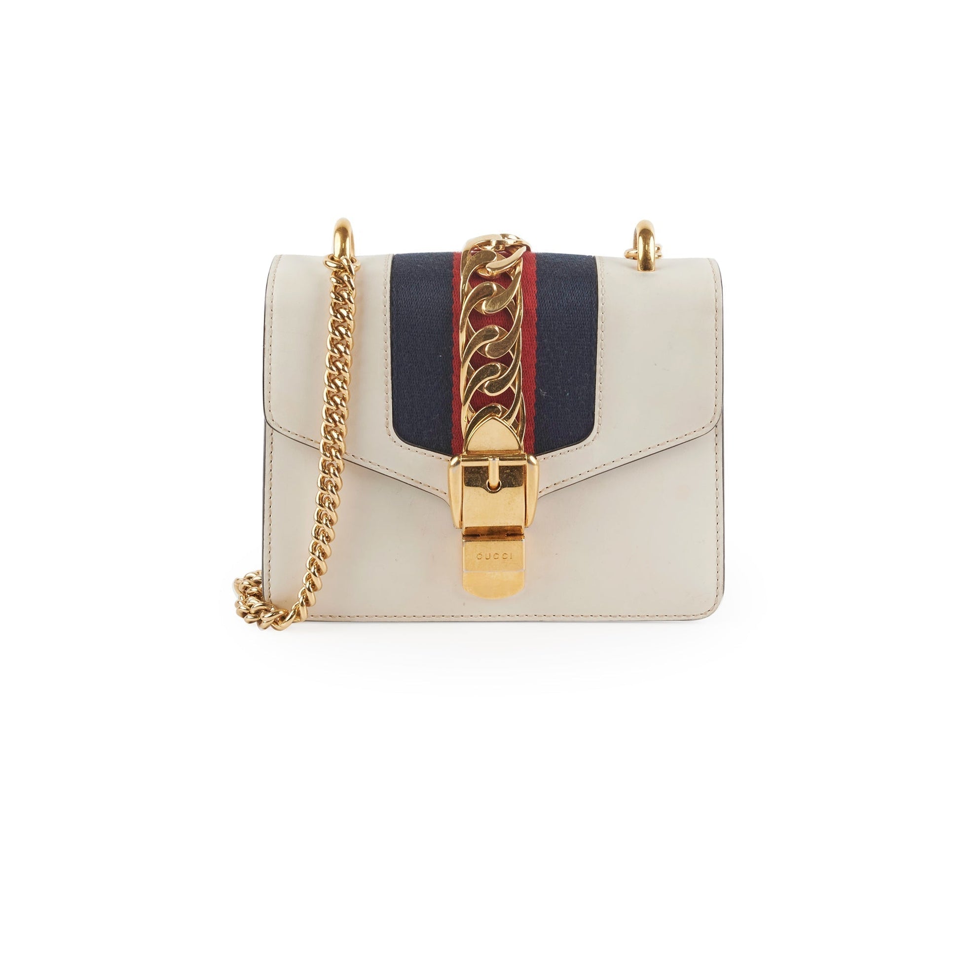 Gucci Sylvie Bag Cream Mini Crossbody Bag Bag Cream