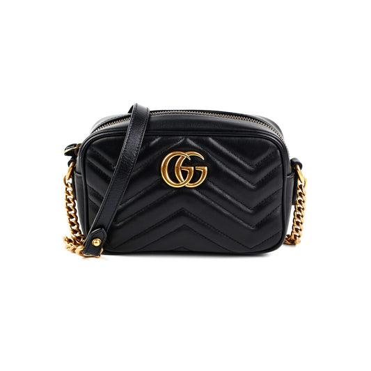 Gucci Marmont Crossbody Bag Black Mini Crossbody Bag