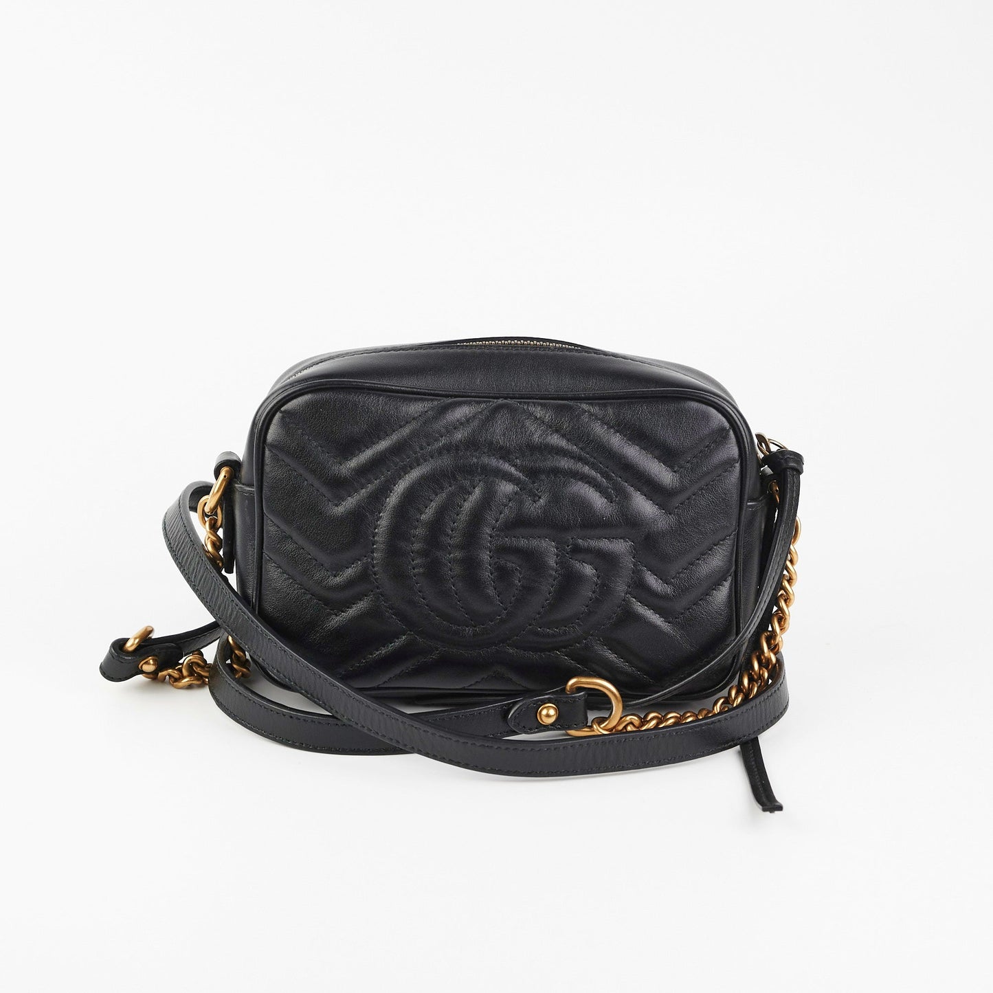 Gucci Marmont Crossbody Bag Black Mini Crossbody Bag