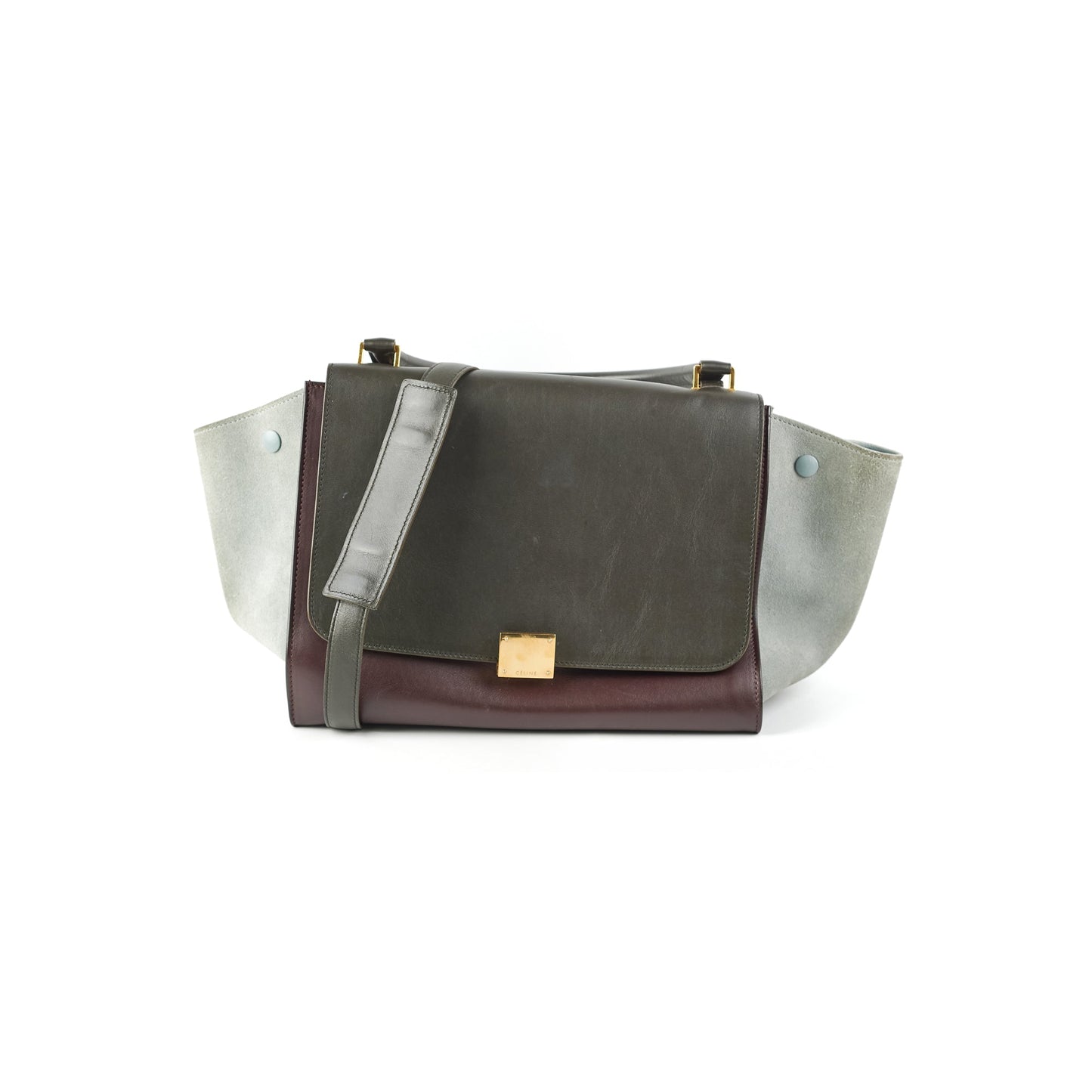 Luxury Trapeze Two Toned Bag Travel Bag