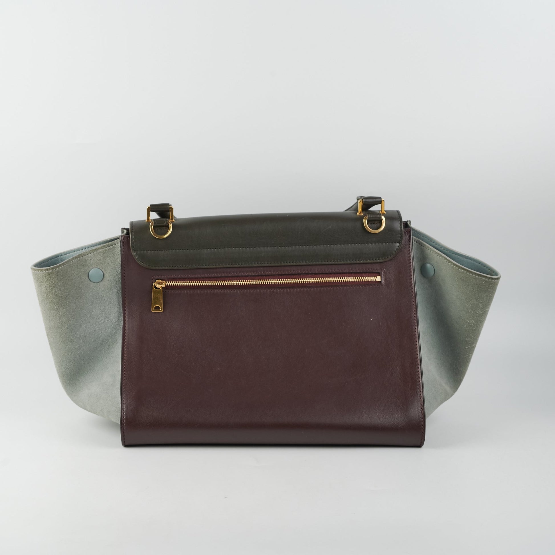 Luxury Trapeze Two Toned Bag Travel Bag