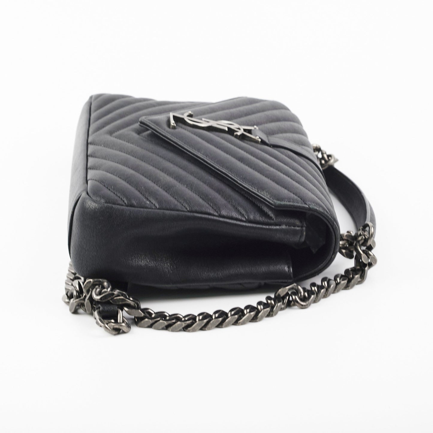 YSL Saint Laurent College Bag Black Medium Shoulder Bag