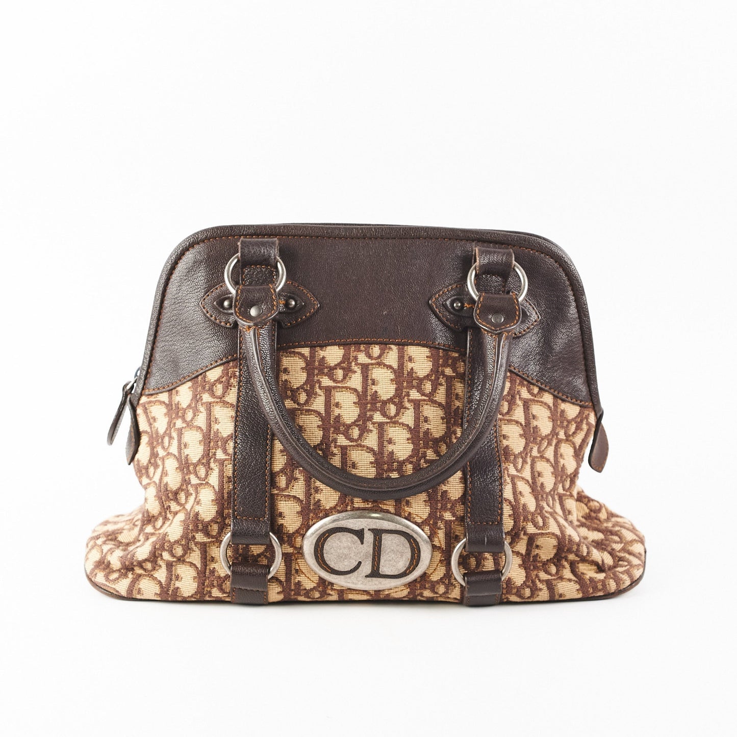 Dior Trotter Travel Bag Brown Beige Tote Bag