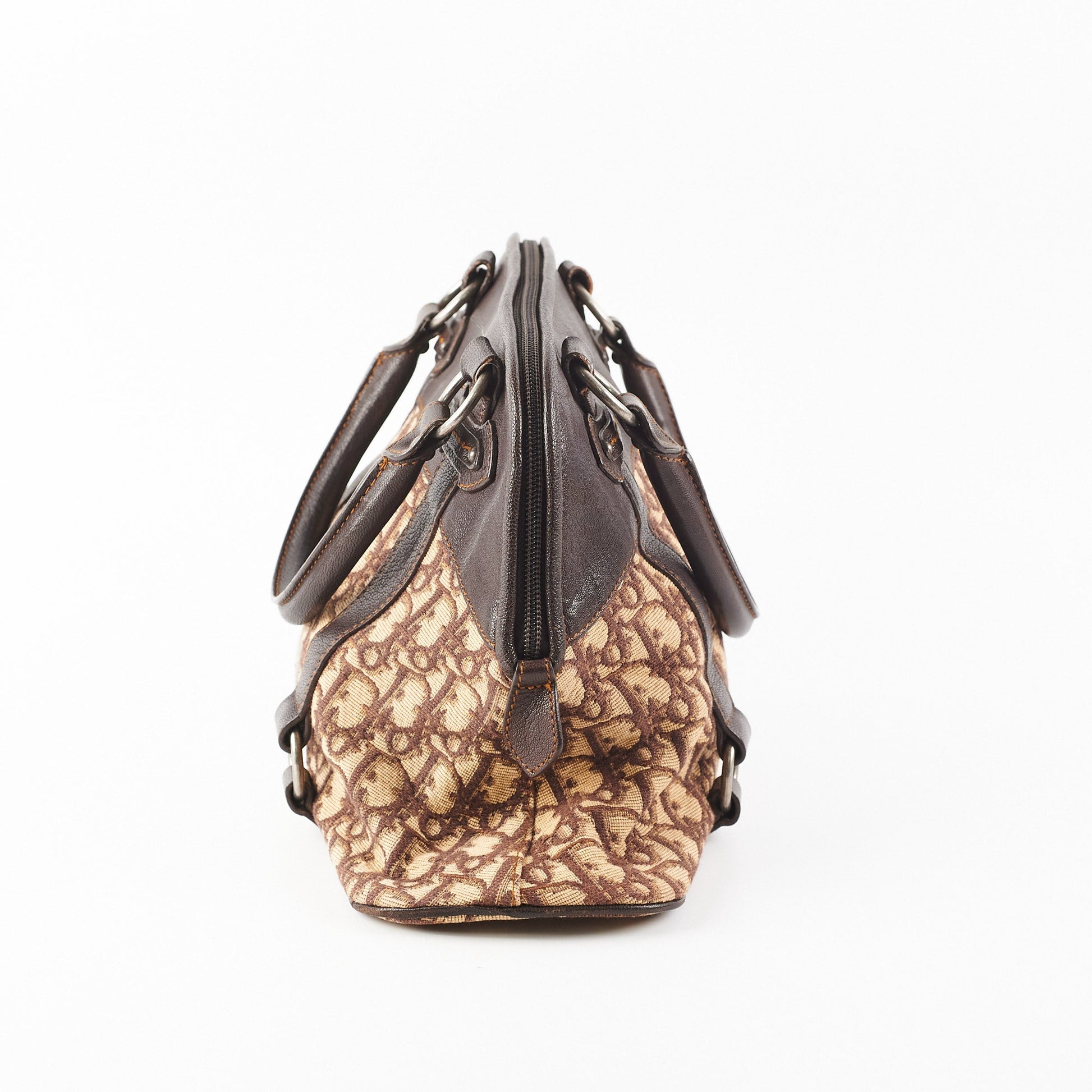 Dior Trotter Travel Bag Brown Beige Tote Bag