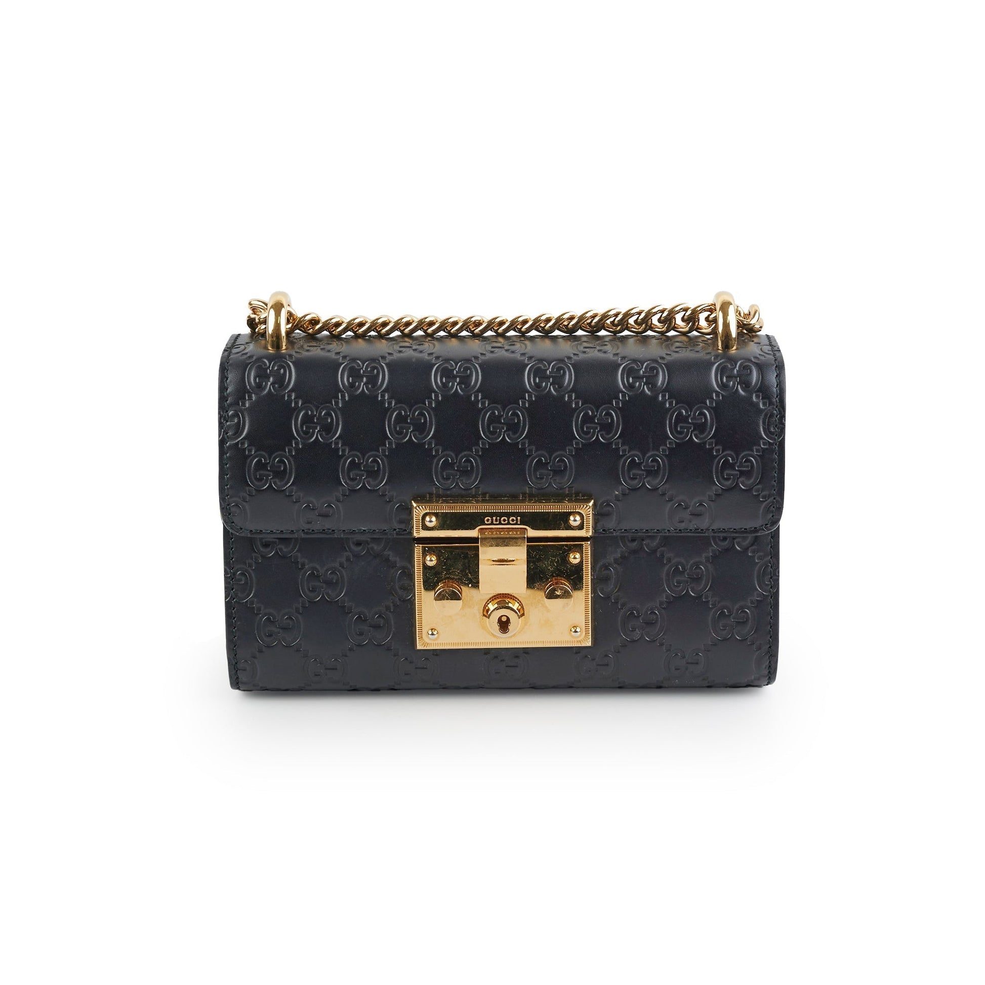 Gucci Padlock Bag Black Small Crossbody Bag