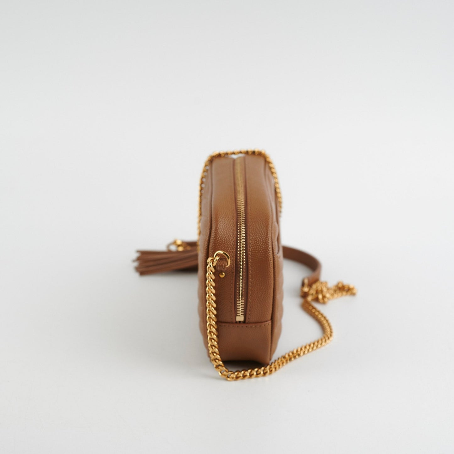 YSL Saint Laurent Lou Bag Tan Mini Crossbody Bag