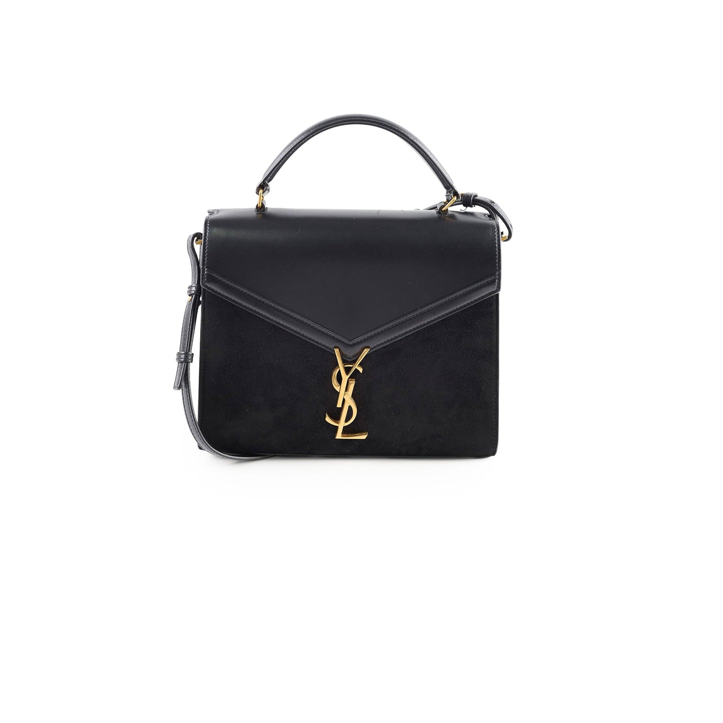 YSL Saint Laurent Cassandra Bag Black Medium Shoulder Bag