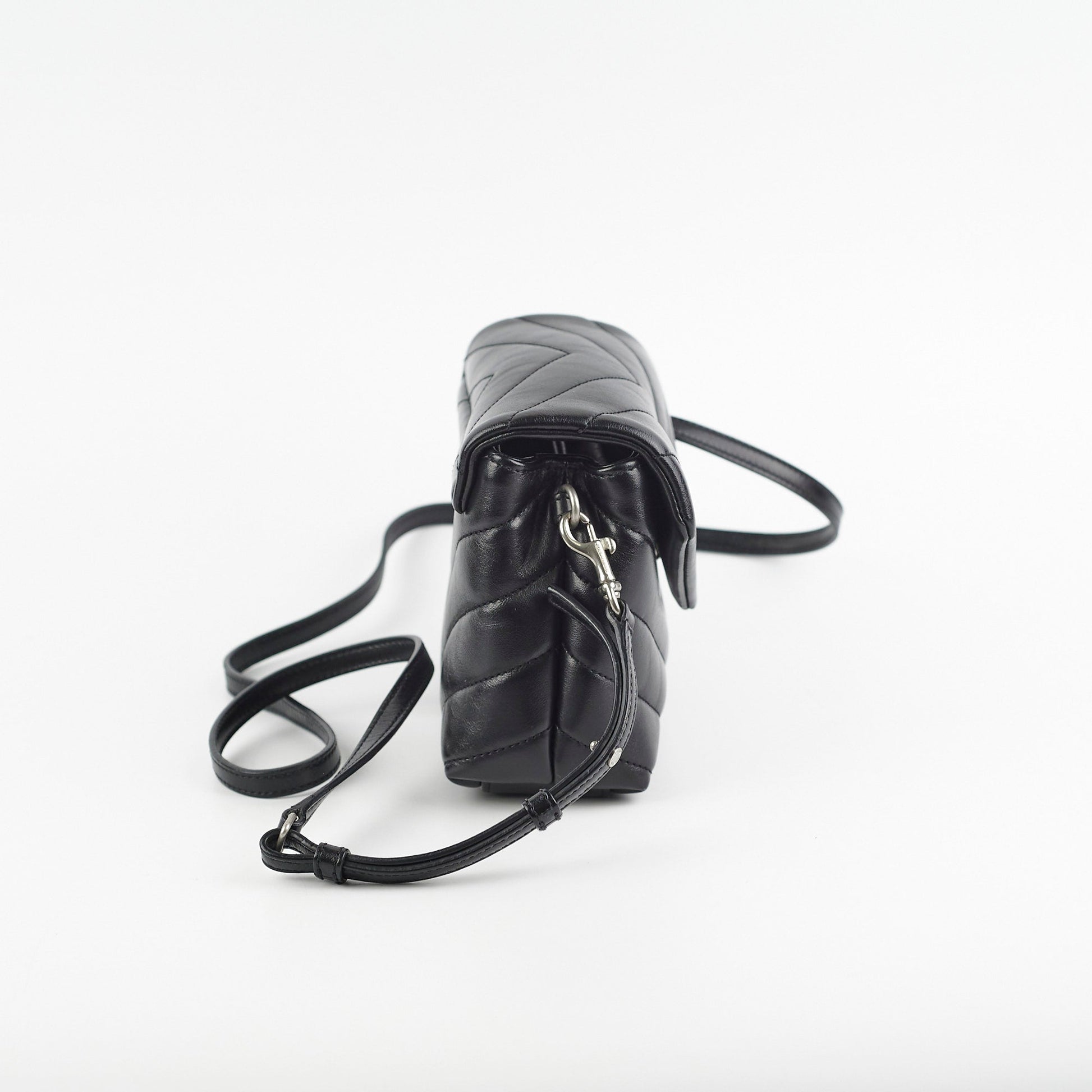 YSL Saint Laurent Lou Lou Bag Black Toy Crossbody Bag