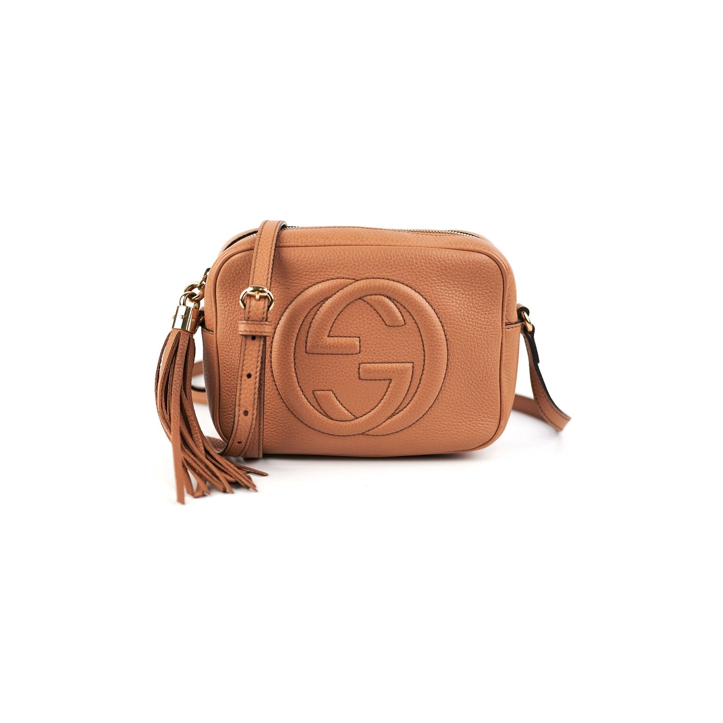 Gucci Soho Disco Crossbody Bag Beige