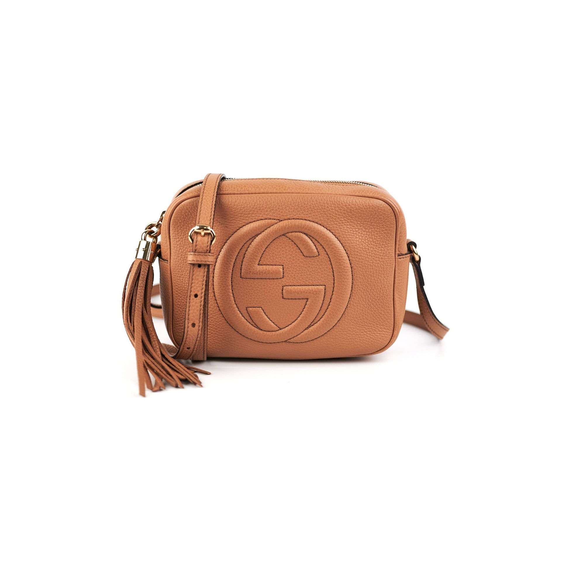 Gucci Soho Disco Crossbody Bag Beige
