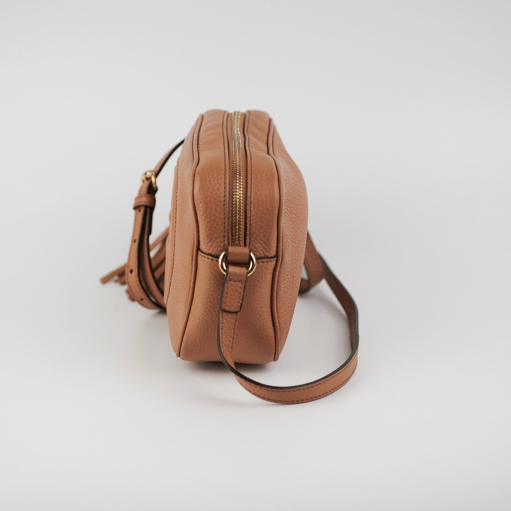 Gucci Soho Disco Crossbody Bag Beige