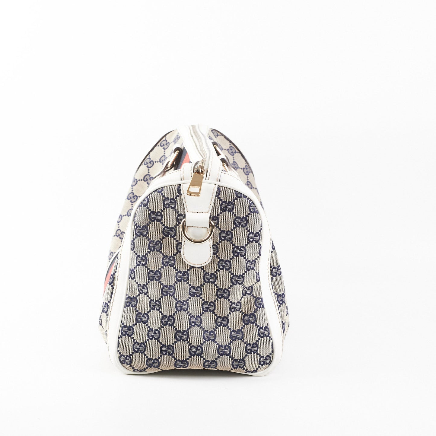 Gucci Boston Bag Black Red Tote Bag