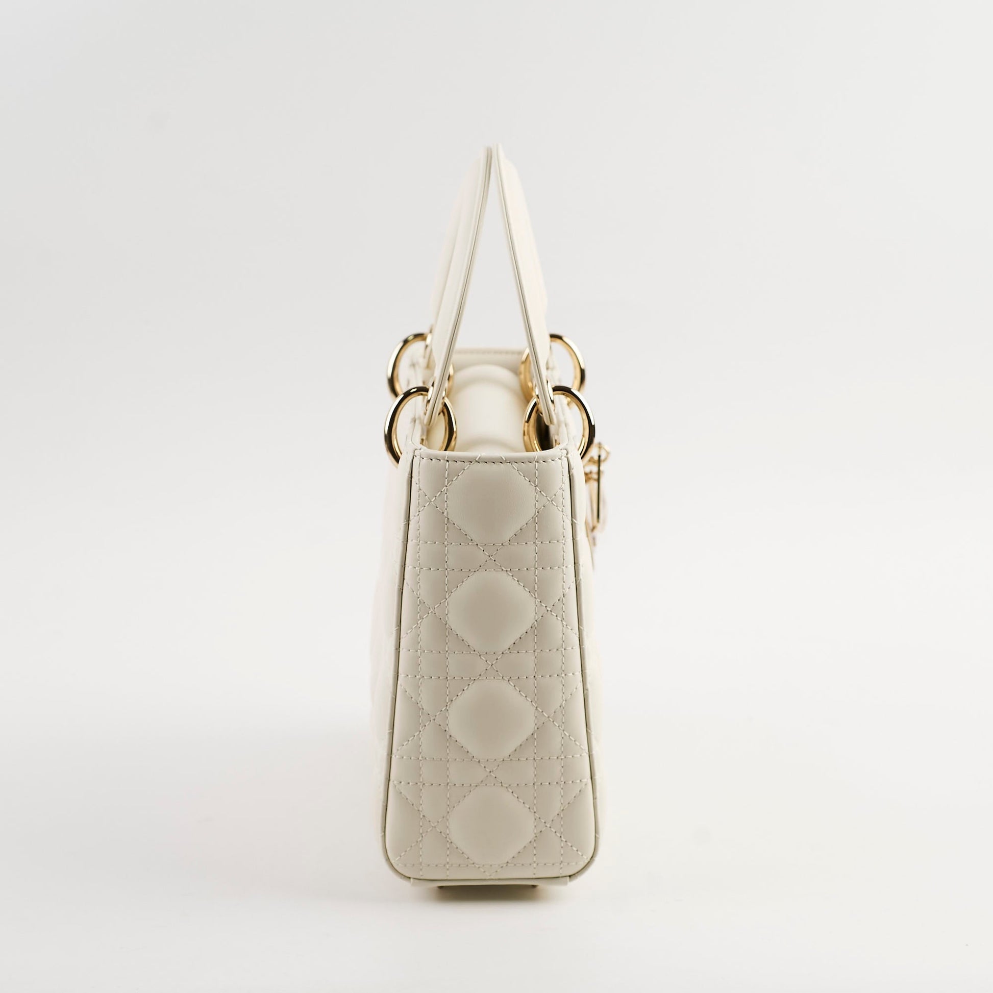 Dior Christian Abc Lady Crossbody Bag White
