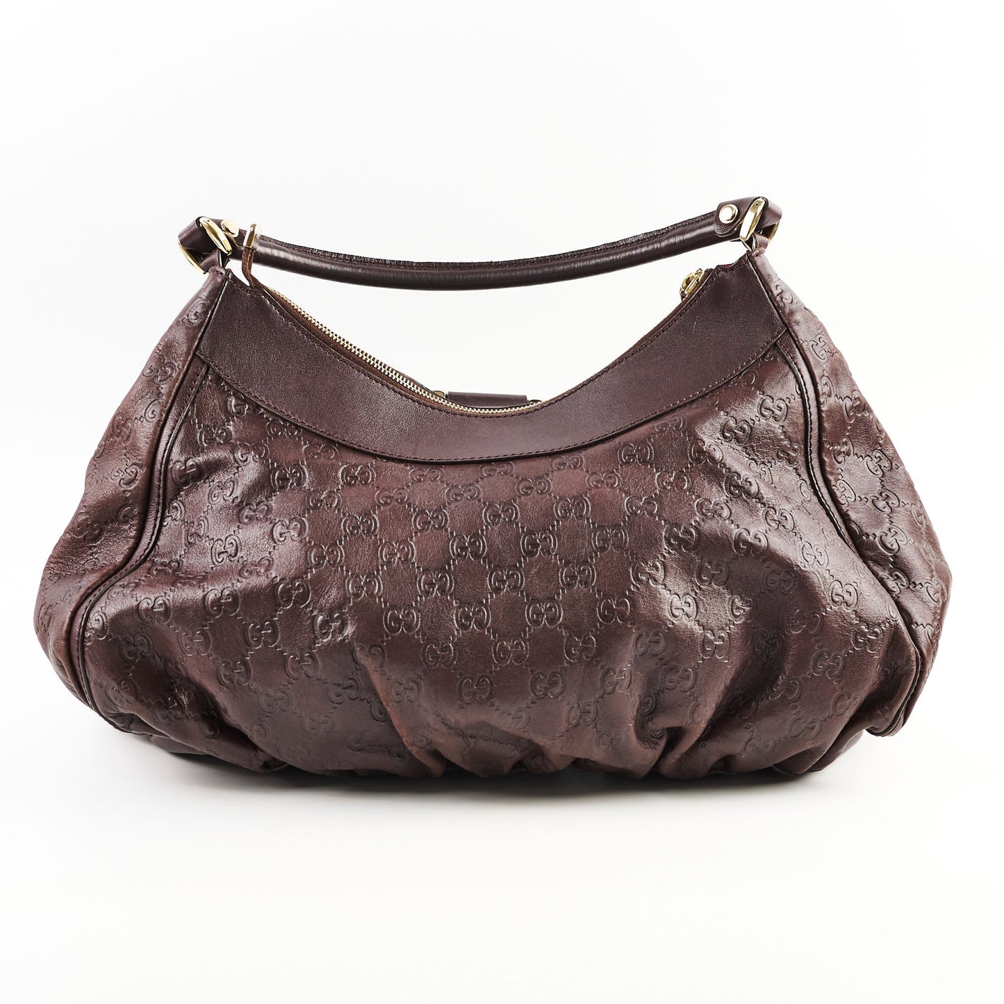Gucci ssima Soulder Bag Leather Brown Shoulder Bag