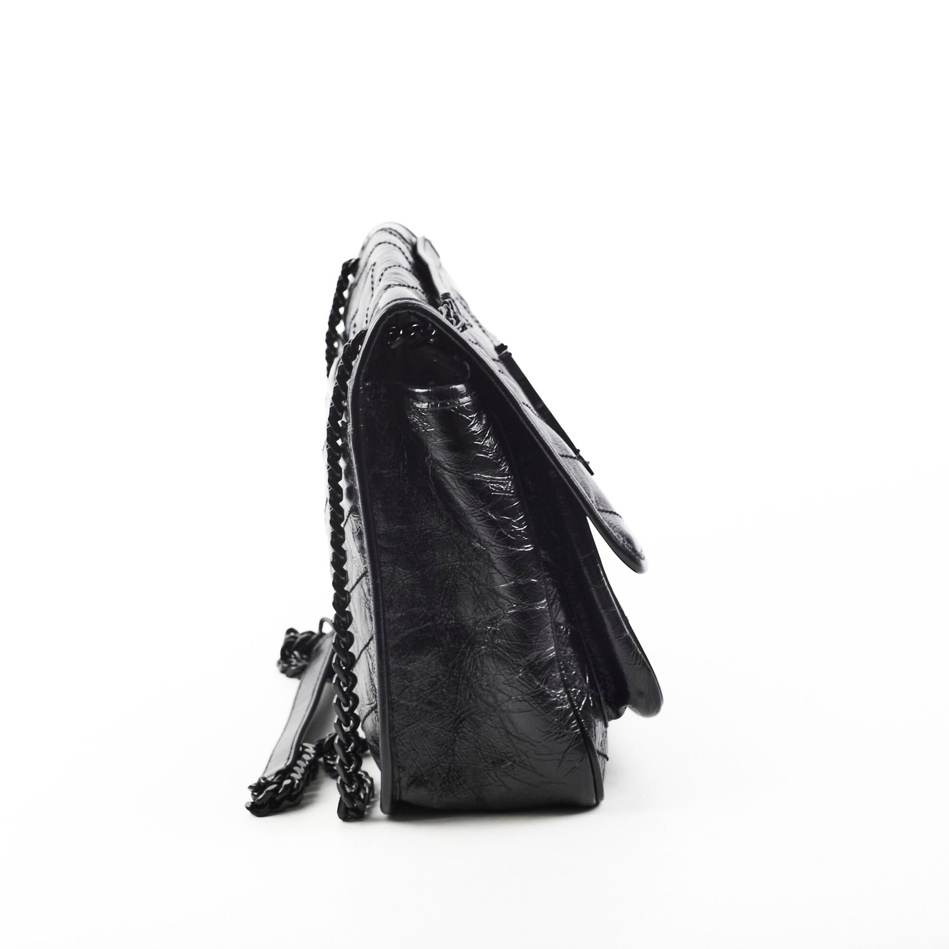 YSL Saint Laurent Niki Crossbody Bag Leather Black Medium