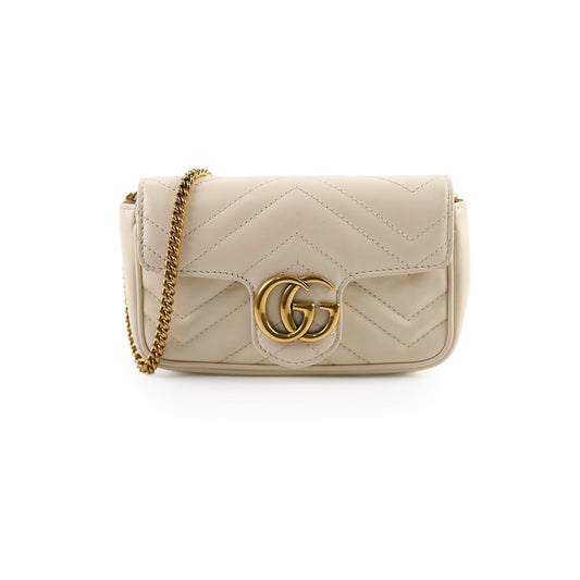 Gucci Marmont Super Crossbody Bag Cream Mini